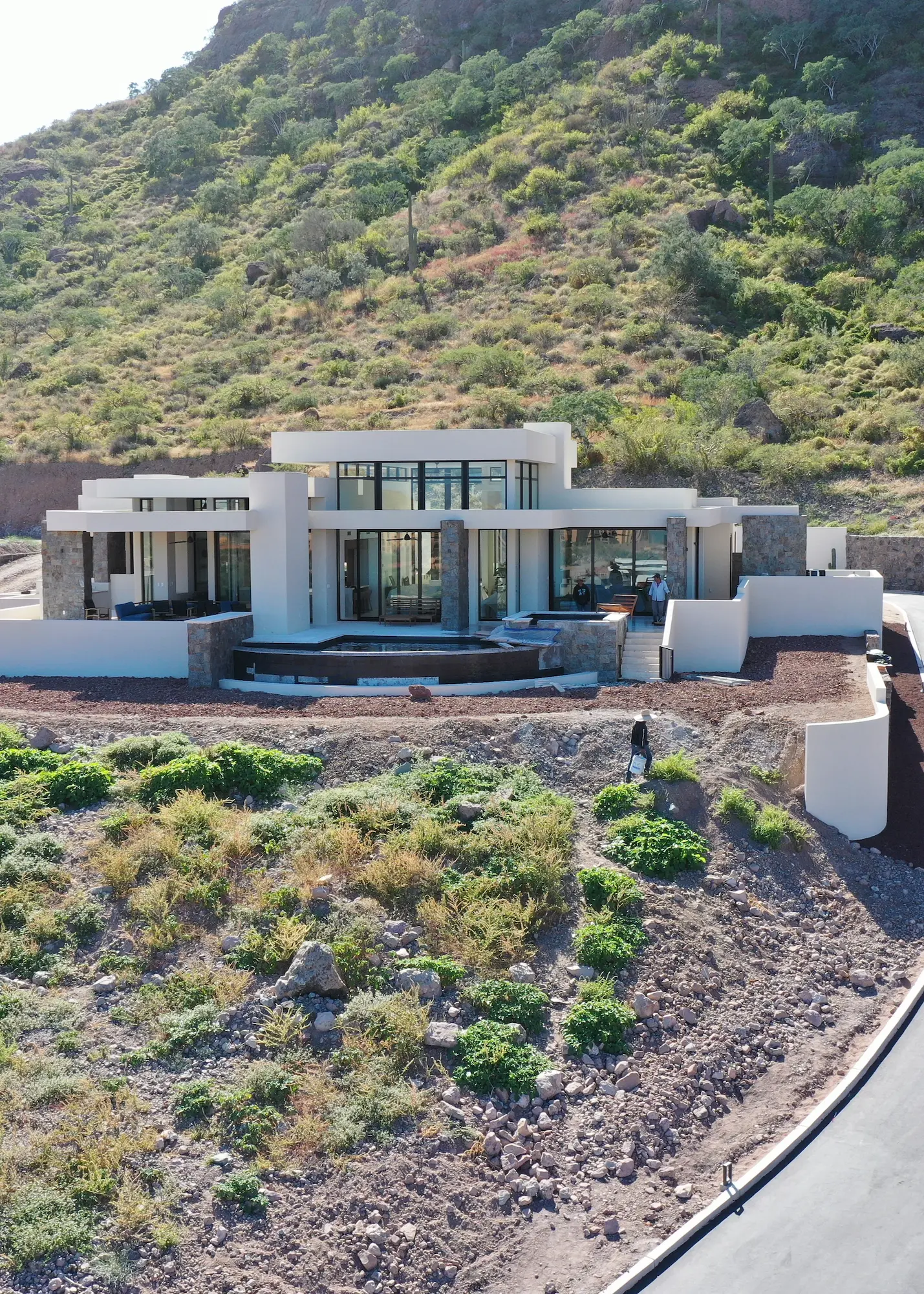 Thomas Nitopi's home at Danzante Bay.